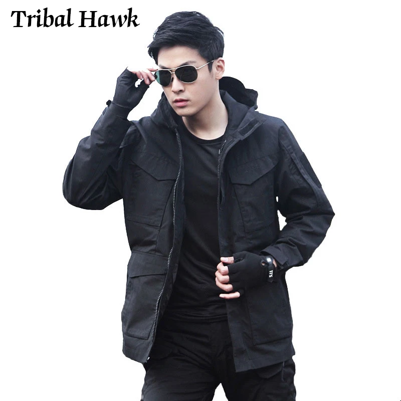 

Tactical Jacket Men Military M65 Army SWAT Field Jacket Airsoft Combat Windbreaker Male Camouflage Hoodie Trench Raincoat