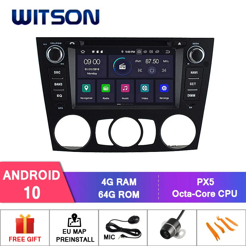WITSON Android 11 CAR Auto DVD GPS For BMW E90/E91/E92/E93 Car Multimedia Player Stereo AutoAudio Navigation Video | Автомобили и