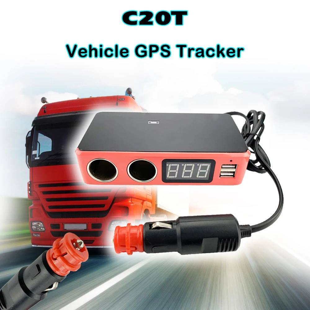 C20T заглушка и отслеживание скрытого автомобильного зарядного устройства gps трекер для автомобильного адаптера Встроенный gps отслеживание с набор микросхем gps Автомобильный gps трекер