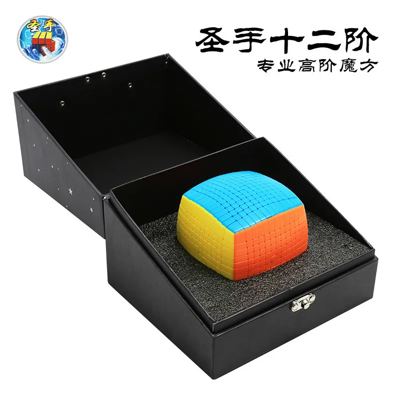 Новейшая Магическая головоломка 12x12 Shengshou 12x12x12 скоростной кубик без наклеек Профессиональный Cubo Magico высокого уровня игрушки для детей подарок