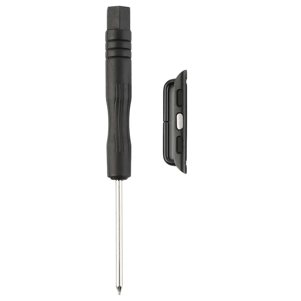 

Professional Watch Band Clip-on Strap Connector 38/42mm Repair Tool for Apple Watch Stainless Steel Adapter +Tools Screwdriver