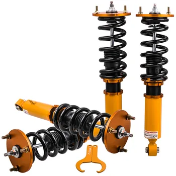 

4pc Coilovers For Toyota Supra JZA70 MA70 GA70 86-92 Shock Struts 24 Way Adjustable Damper & Height Shocks Absorbers Front Rear
