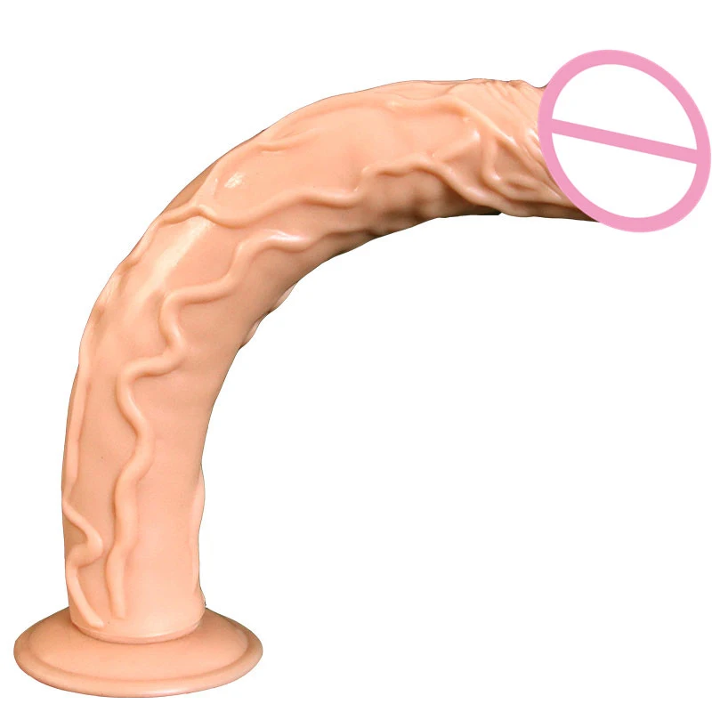35x5cm Long Huge Dildos No Vibrator Dildo Realistic Penis Adult Toy  Strapon Dildo Strap On Sex Toys For Woman Suction Cup Dildo