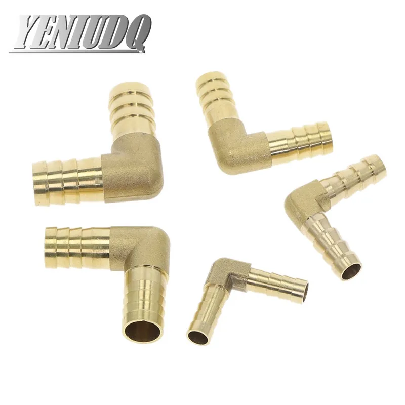 Brass Hose Pipe Fitting Coupling Elbow Equal Reducing Barb 4mm-16mm ID Hose Copper Barbed Coupler Connector Adapter