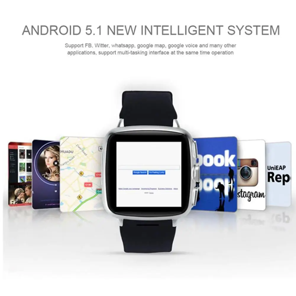 TWISTER.CK Смарт-часы Z01 Android wifi Поддержка 3g система позиционирования умный браслет с камерой спортивный умный Браслет для прогулки