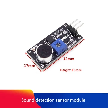 

Sound Detection Sensor Module, Can be Used for Voice-activated Lights, with Light Sensor Can be Used as Sound and Light Alarm