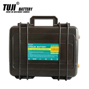 

12V 100AH li-ion battery 12 3S Lithium battery pack for led light / ebike / boat backup power With 50A BMS 5A charger