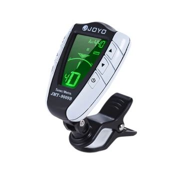 

Hot New JMT-9009B 2-in-1 Rotatable Clip-on Electronic Tuner Metronome with LCD Display for Chromatic Guitar Bass Ukulele Violin