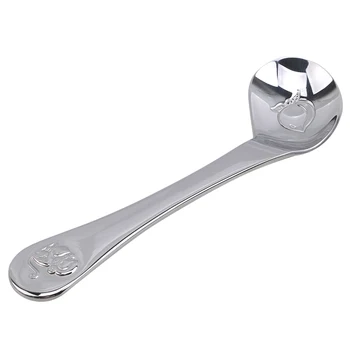 

Children Spoon Baby Feeding Spoon Creative Stainless Steel Kids Eating Utensils Toddler Baby Flatware Accessories