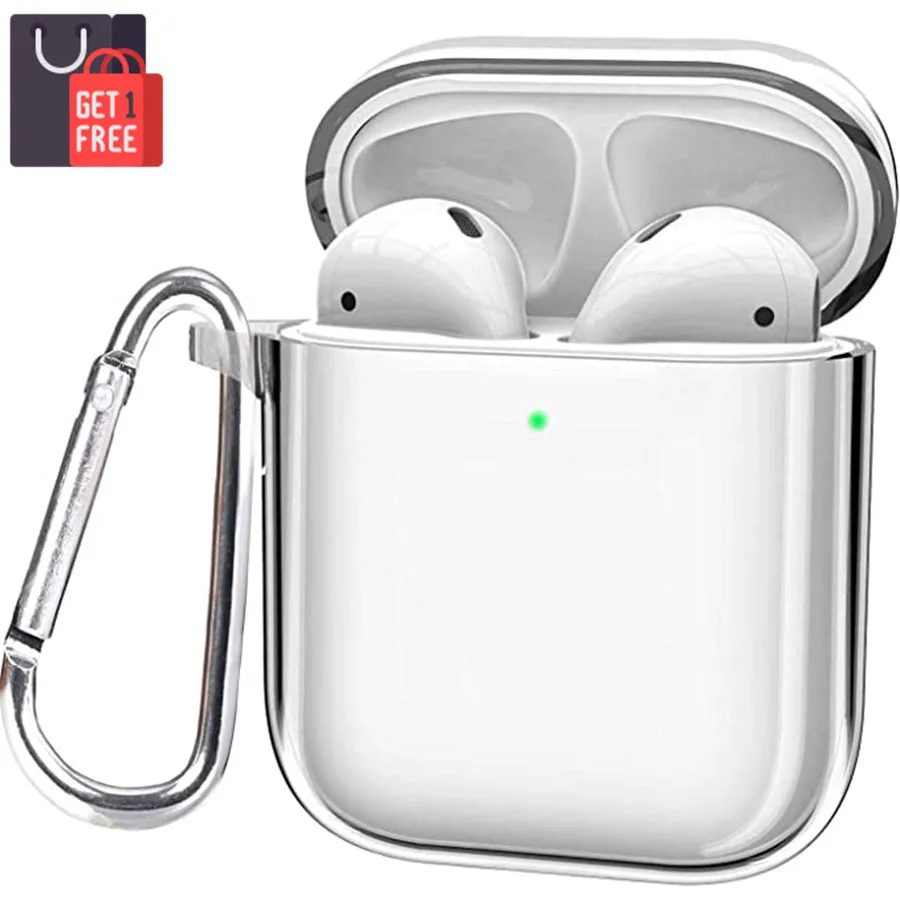 Чехол для Apple Airpods 2 Air Pods 1 чехол s Airpods1 наушников Airpod Funda pod прозрачная Bluetooth зарядка
