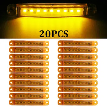 

W/ 40 Screws Lights 20X Blue Clearance Trailer Van Lights Waterproof Lamp