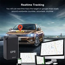 Minirastreador con GPS para niños, localizador de vehículos con Control por aplicación, grabación antipérdida, GF-07, antirrobo