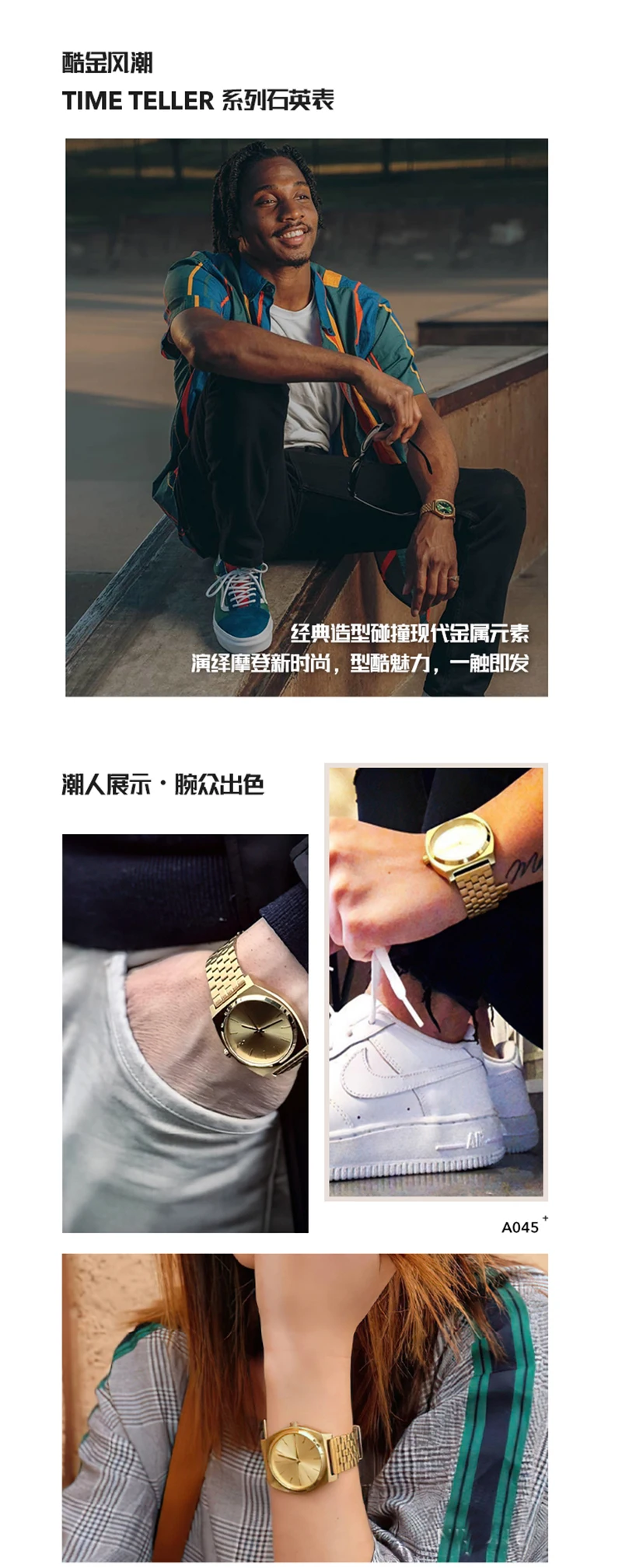 2020 waterproof men watch gold green Dial Stainless steel strap simple Large Dial women watch ladies high quality top famous