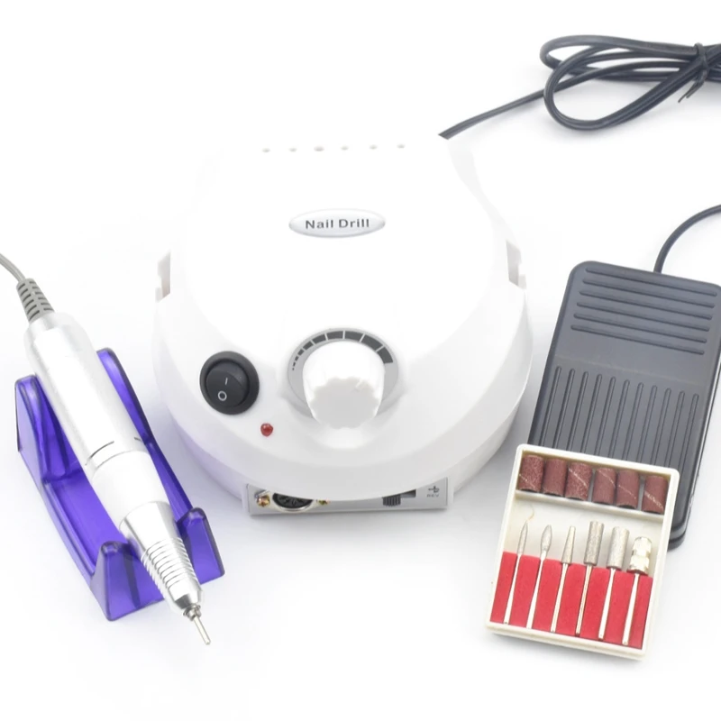 

25000Rpm Electric Nail Drill Machine Electric Manicure Machine Drills Accessory Pedicure Kit Nail Drill File Bit Nail Tools Eu P