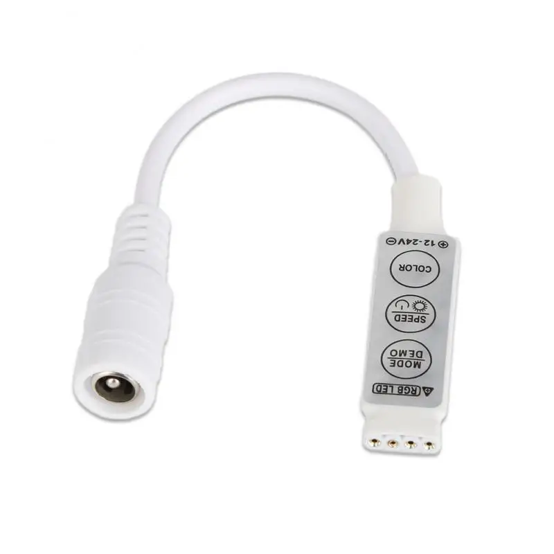 Intelligent Bluetooth 4.0 Dimmer RGB Controller Mini Music LED Lamp Phone APP Accessories Tool Light Strip DC 5-24V | Лампы и