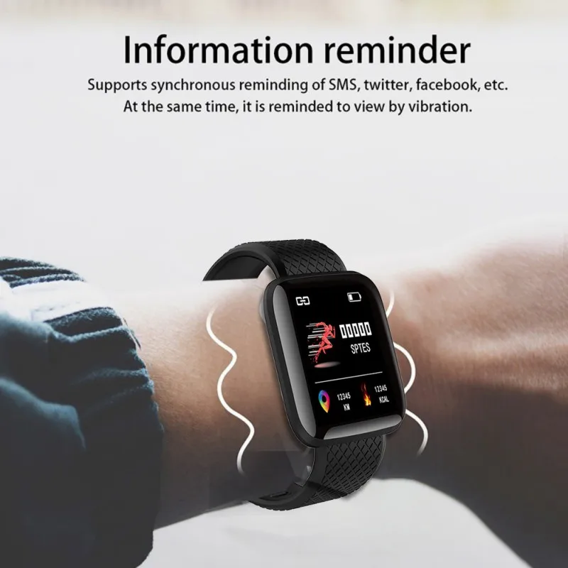 Fitness Tracker Bluetooth Smart Wristband Color Touchscreen Swim Posture Detect Heart Rate Sleep Snap Bracelet Watch | Электроника