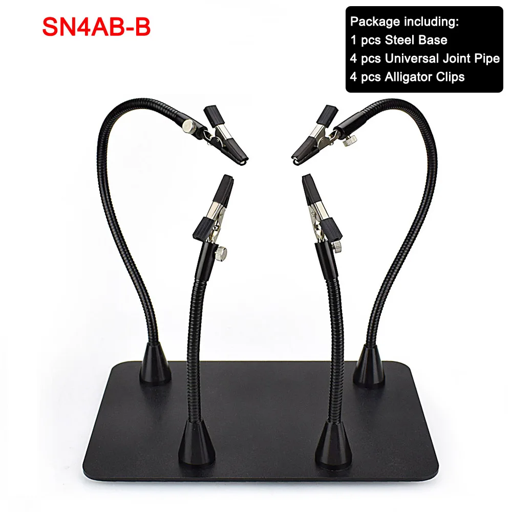 NEWACALOX  Multifunctional Hot Air Gun Frame with Third Helping Hand for 878D 858 Soldering Station Repair Welding BGA PCB Chips