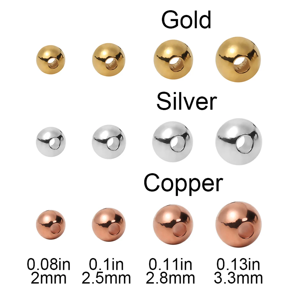 Slotted Tungsten Alloy Beads 25pcs 2/2.5/2.8/3.3mm Fly Tying Material Nymph Head Ball Outdoor Fishing Tools fishing tools fishing tool fishing accessories fishing tackle fishing beads