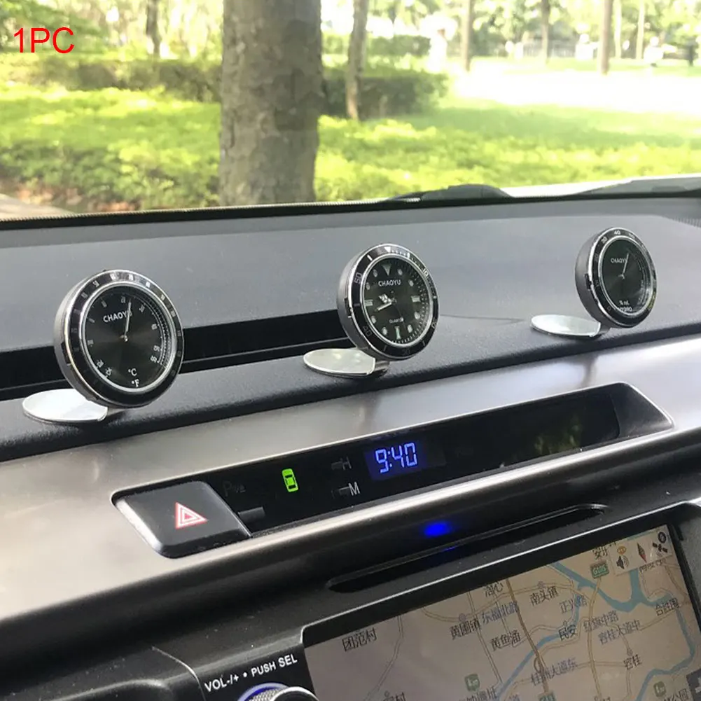 Украшение приборной панели цифровой автомобильный орнамент DIY часы с гигрометром указатель дисплей Автомобильный подарок прочные аксессуары термометр