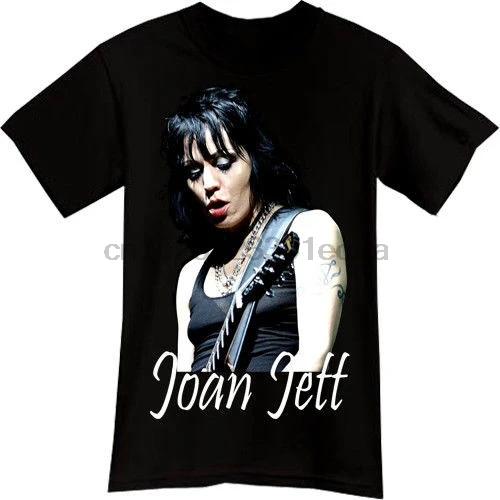 Футболка мужская черная хлопковая с принтом модная рубашка Жоан Джетт The Blackhearts