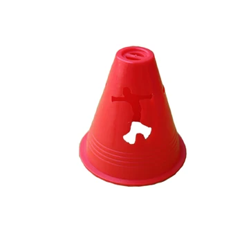 

20pcs/pack Sport Skate Pile Cup Agility Stadium Equipment Free Slalom Football Training Marking Obstacle Cone Rugby Speed Inline