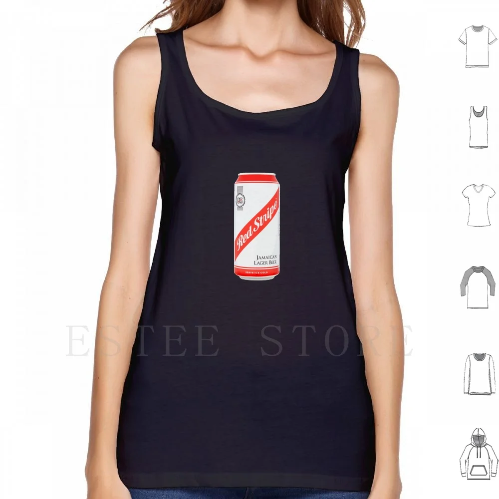 Red Stripe Ice Cold Tank Tops Vest Senza Maniche Peace Easter Beer Subulture Beers Christmas Bad The Best Top Red Seller