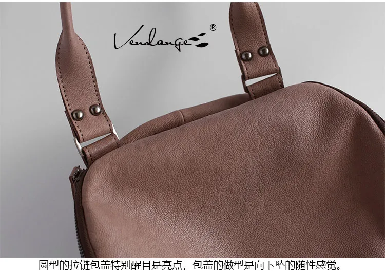 Vendange модная женская сумка ручной работы, кожаная сумка на плечо, Повседневная простая сумка-мессенджер 2577