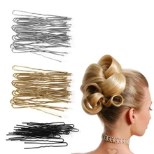 20 шт./компл. черный U образный заколка для волос для укладки волос ювелирные изделия заколка зажим металлические шпильки для Для женщин аксессуары для волос bijoux(украшения своими руками) cheveux
