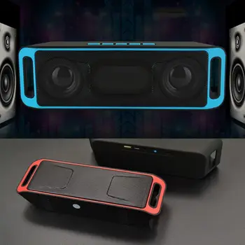 

SC208 Wireless Car Bluetooth Speaker Outdoor Mini Dual Subwoofer Stereo Speaker 746D