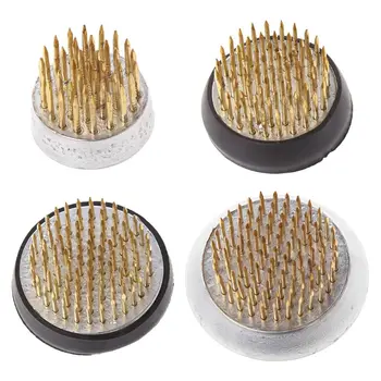 

4 sizes Insert Base Ishizaki Kenzans Pin Art Fixed Tools Round Japanese Flower Holder Art Fixed Tools Flower Arrangement