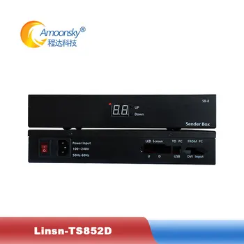 

New design full color led display control card Linsn DS901 Single & Dual color led screen sending card for stage display screen