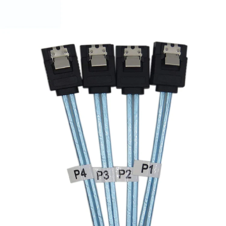 SATA 6Gbps HDD Splitter Cable - 4/6 Pcs/set, 7 Pin to 7 Pin SAS Cable, Ideal for Servers Description Image.This Product Can Be Found With The Tag Names Computer Cables Connecting, Computer Peripherals, PC Hardware Cables Adapters, Pcs set sata to sata cable