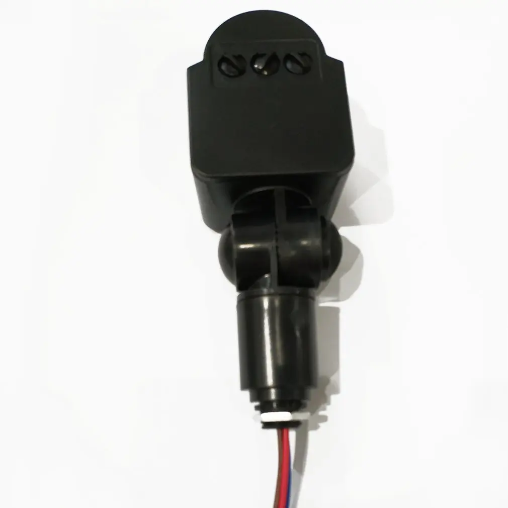 Универсальный Профессиональный датчик движения выключатель света Открытый AC 220V Автоматический инфракрасный PIR датчик движения переключатель с светодиодный свет