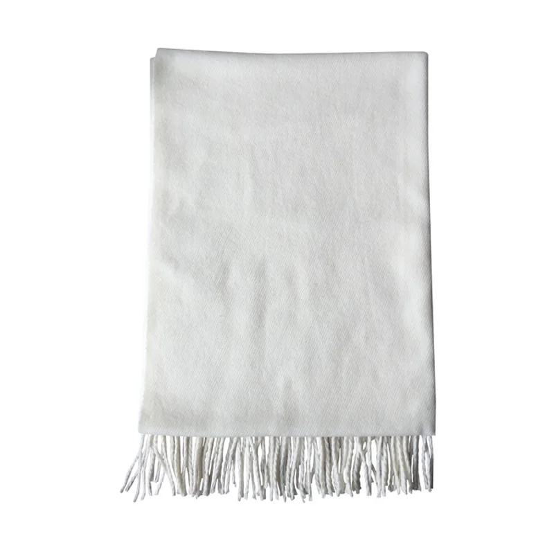 Women Scarf Winter Wool Shawl  White Shawl Thickened Big size long Scarf 100% Wool scarf for Lades 2021 New Hot Sell Fashion 6