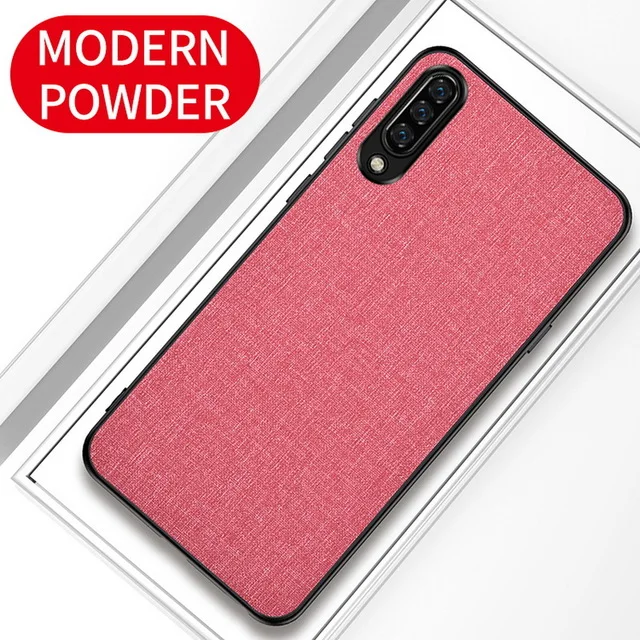 Luxury Fabric Cloth Phone Case For Sony xperia 10III  1III  5II  Xperia1 5III ACE II  Slim Soft Bumper Hard PC Back Cover Pink