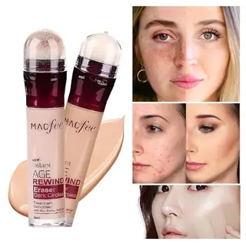 

1PCS Whitening Concealer Pen Eraser Oil Control Quick-drying Concealer Moisturizing Fade Dark Circles Acne Mark Concealer TSLM2