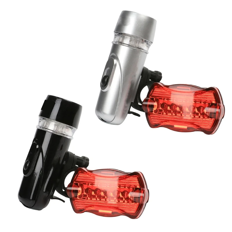 NEW Rechargeable Bright LED Bike Lights Set Headlight Taillight Combinations LED 