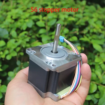 

2-Phase Stepper Motor Precision 1.8 Degree Step Angle 56 Stepping Motor For Engraving Machine Equipmet Shaft diameter 6.3mm