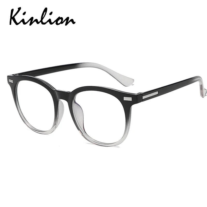 Kinlion ретро круглые оправы для очков для женщин, очки для компьютера, мужские оправы для очков, оптические прозрачные оправы для очков Oculos Gafas