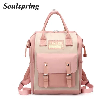

2020 Female High Quality Canvas Travel Backpack Women Mochila Feminina Sac A Dos Back Pack School Bags For Teenage Girl Rucksack