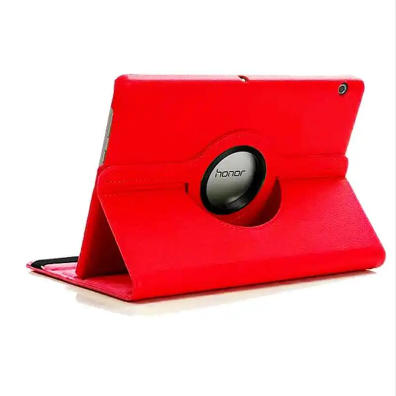 Joomer 360 Вращающийся Кожаный чехол с откидной подставкой 9," для huawei MediaPad T3 10 чехол для huawei MediaPad T3 10 чехол для планшета - Цвет: Red