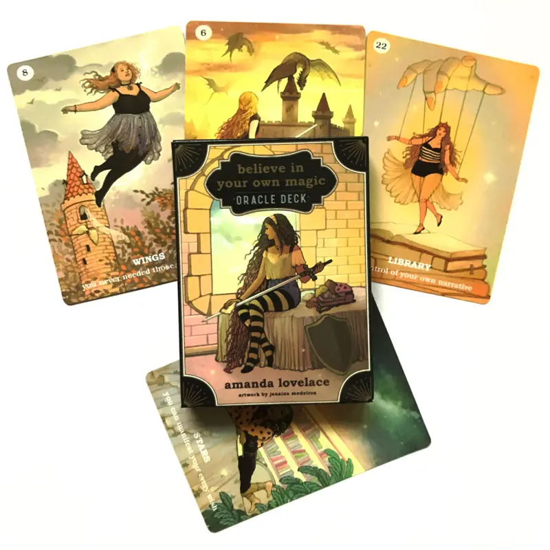 45 карт верьте в свою собственную волшебную колоду оракула таро развлечения