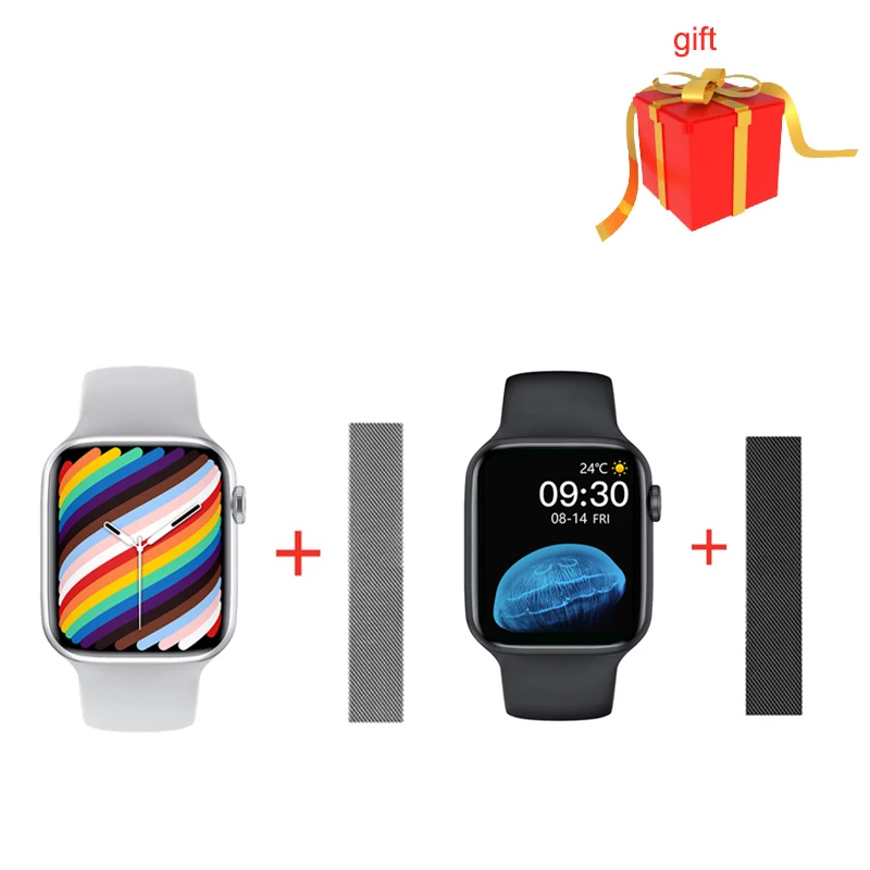 2022 IWO 14 Pro Watch 7 Smartwatch Sleep Monitor Heart Rate Bluetooth Clock Series 7 Woman Men Smart Watch  PK IWO 13 PRO X8 MAX 