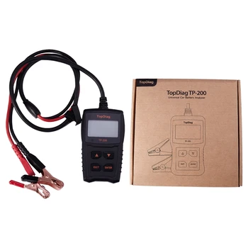 

New Arrival-JDiag FasCheck BT-200 Car Battery Tester BT200 LCD Display Universal Car Battery Detected Fuction Same As BT360 Supp
