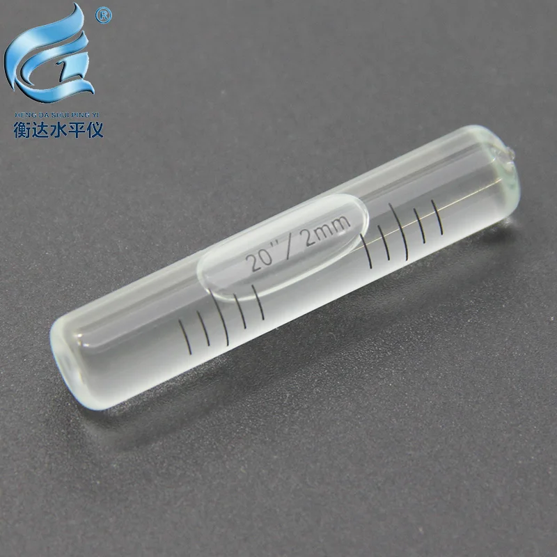 

High-precision horizontal bubble 20"/2mm glass tube level bubble