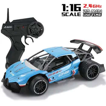 

RC Car 1/16 2.4G Alloy Drift High-speed Remote Control Sports Car 4 Channels Rc Car Toys Birthday Gifts for Boys