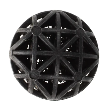

New 50 Pcs 18mm Diameter Black Bio Balls for Aquarium Pond Filter