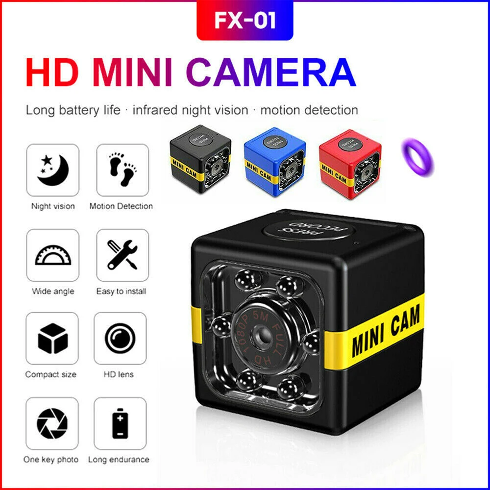 

FX01 Mini Camera Full HD 1080P Night Vision IP Camera Motion Detection USB Security Surveillance Camera DV Video Small Camera