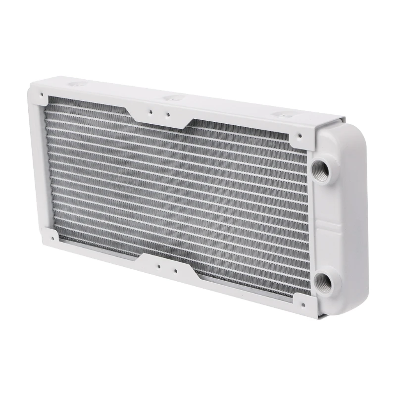 

240mm Aluminum Computer Radiator Water Cooler 18 Tube CPU Heat Sink Exchanger R9JB