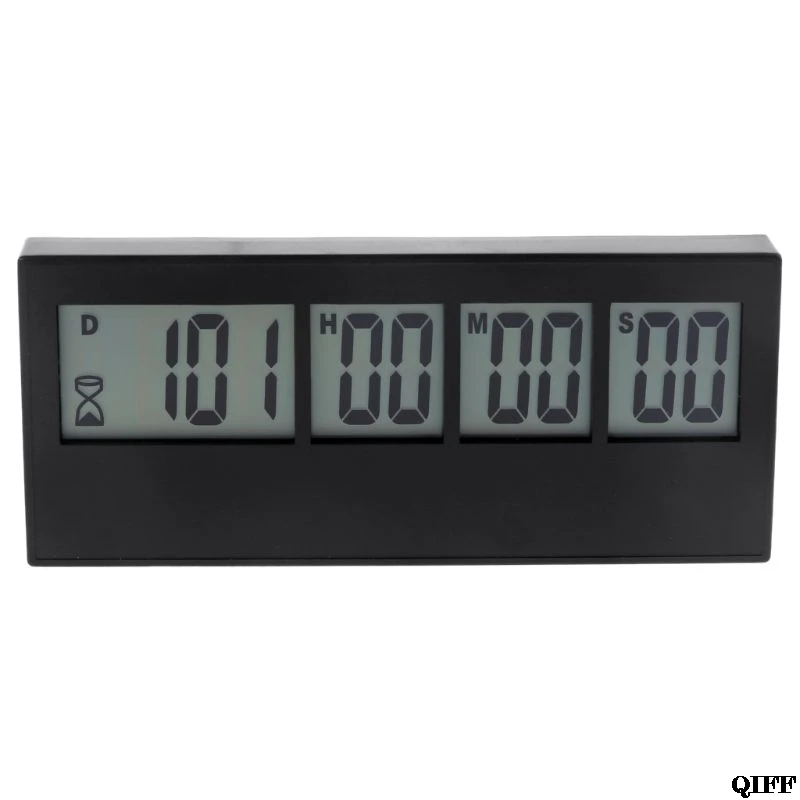 

999 Days Countdown Clock LCD Digital Screen Kitchen Timer Event Reminder For Wedding Retirement Lab Cooking Kitchen Watering
